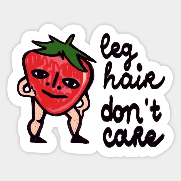 This strawberry is into body positivity Sticker by 3ET3